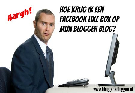 facebook like box Blogger
