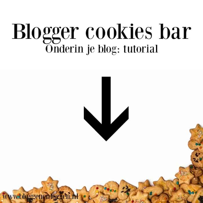 blogger cookies bar