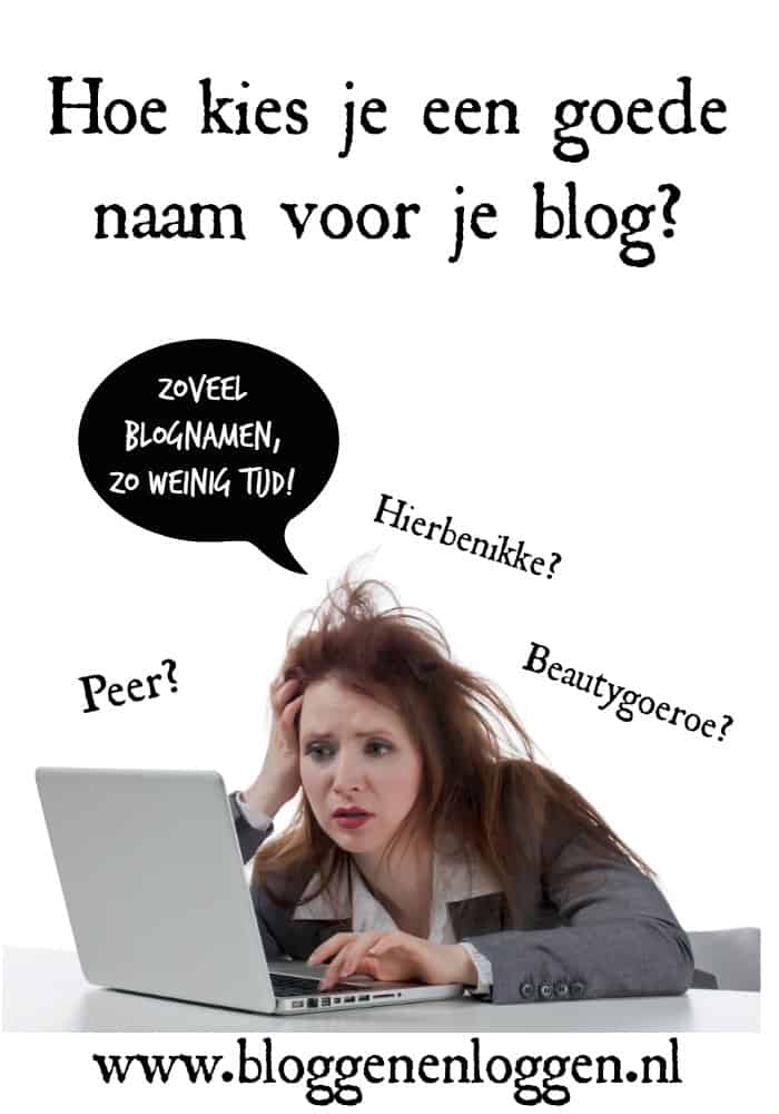 blognaam kiezen