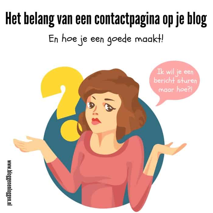 Email adres of contactformulier op je blog?