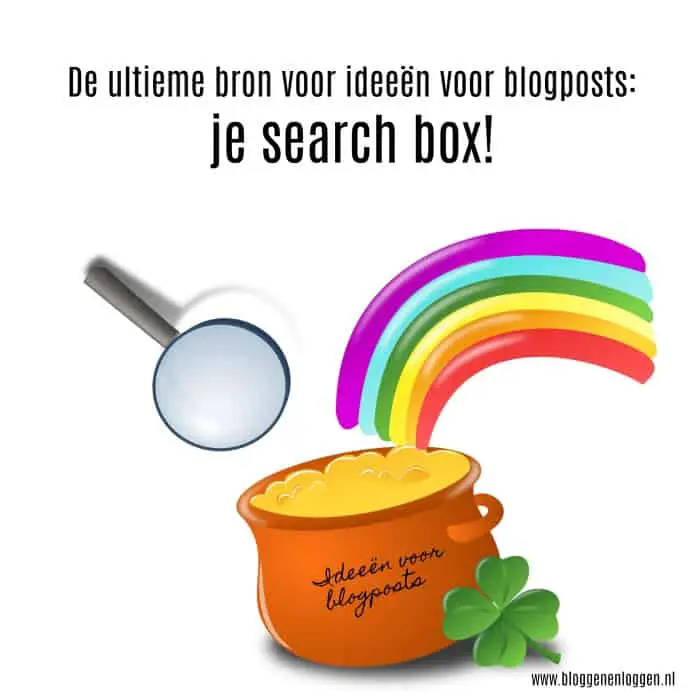 De ultieme bron voor ideeën voor blogposts: je search box!