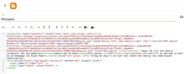 blogspot html