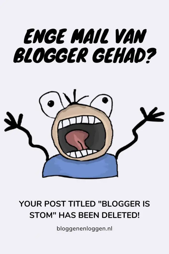 Blogger: Post deleted